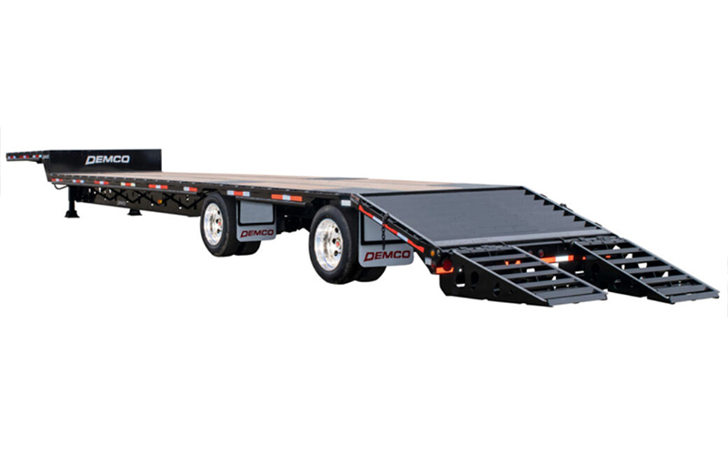 DEMCO 43' Tandem Axle Drop Deck - 5' Beaver Tail (Twin Ramps) DEMCO 43' Tandem Axle Drop Deck - 5' Beaver Tail (Twin Ramps) - image 2 of 2