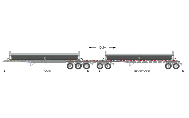 DEMCO 20' Side Dump Train (Air Ride - Alt) DEMCO 20' Side Dump Train (Air Ride - Alt) - image 3 of 4