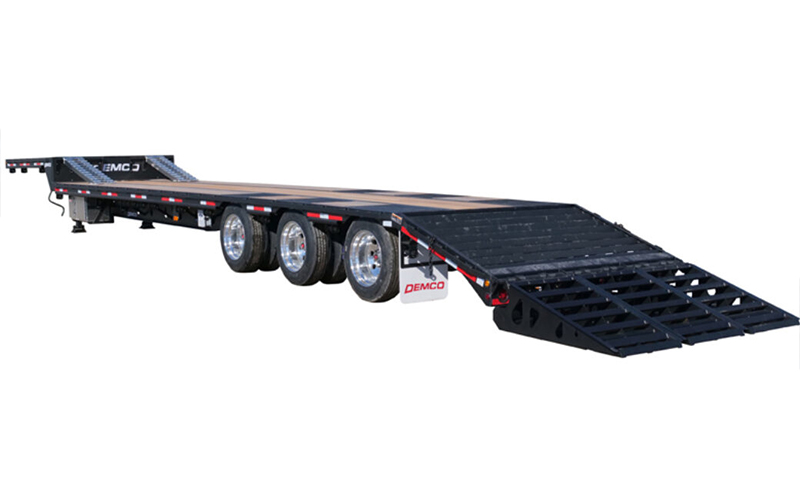 DEMCO 48' Triple Axle Drop Deck - 5' Beaver Tail (Twin Ramps) DEMCO 48' Triple Axle Drop Deck - 5' Beaver Tail (Twin Ramps) - image 4 of 4